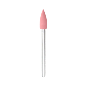 Silikon Polierbit rosa | Spitz Ø4,6mm | #400 Grit | Glanzpolierer